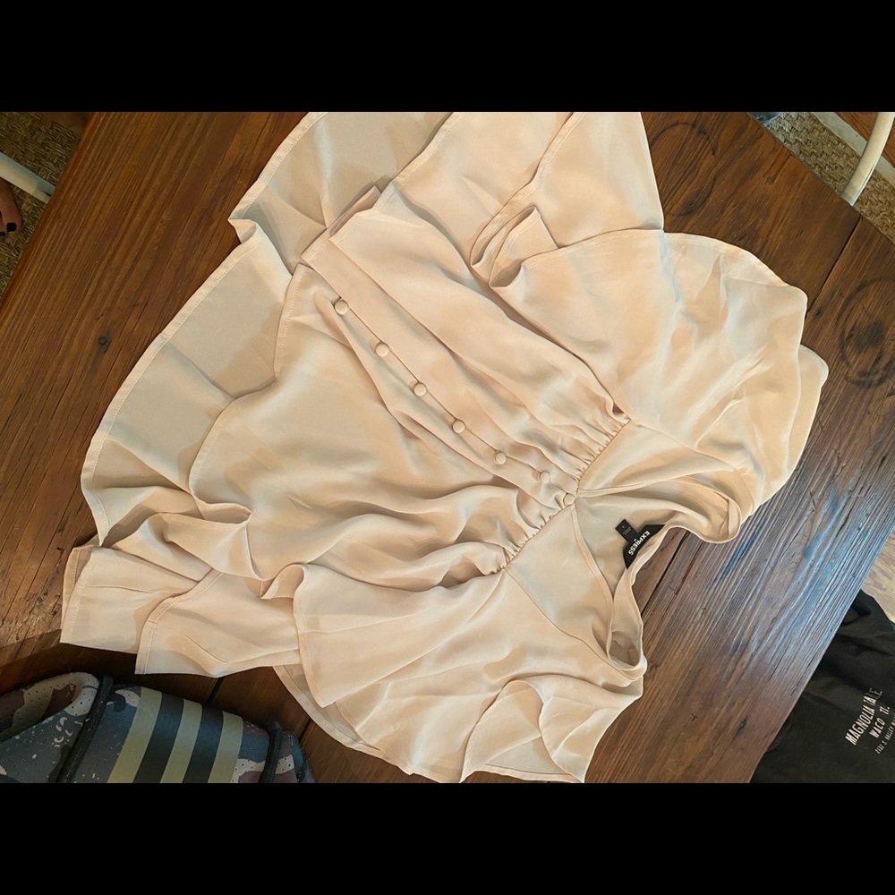 Express Soft Beige Blouse